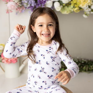 Two Piece Pajamas in Sweet Magnolia