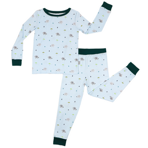 Two Piece Pajamas in Elephant