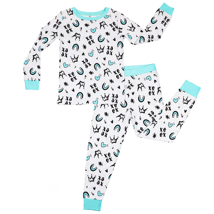 Two Piece Pajamas in Love &amp; Art