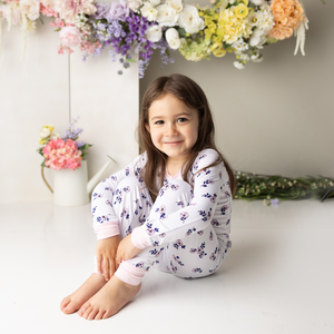 Two Piece Pajamas in Sweet Magnolia